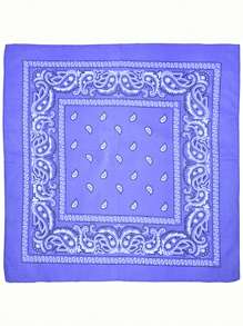 1 Miếng Của phụ nữ Cổ điển Mẫu Paisley Khăn rằn Quấn đầu Đúng mốt Cái cổ Khăn quàng cổ / Dây buộc tóc / Thắt lưng - Nhiều màu - Xem 18