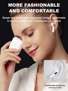 Wireless Earbuds - White - View 2