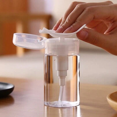 1个/2个 120ml/150ml/200ml/300ml 可再填充泵瓶，卸妆油泵瓶，爽肤水保湿旅行补充瓶，空瓶无其他内容物，请勿装入超过60°C的液体，以免变形