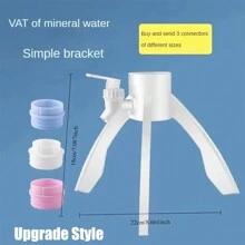 1 件装大型黑白饮水机架，用于矿泉水，桌面饮水机支架，用于水桶，返回学校