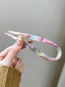 1pc Gradient Color Acetate U Shaped Hairpin, Suitable For Sweet And Elegant Campus Wear, Parties, Dances, And Daily Outings Hair Combs Combs For Hair Side Comb