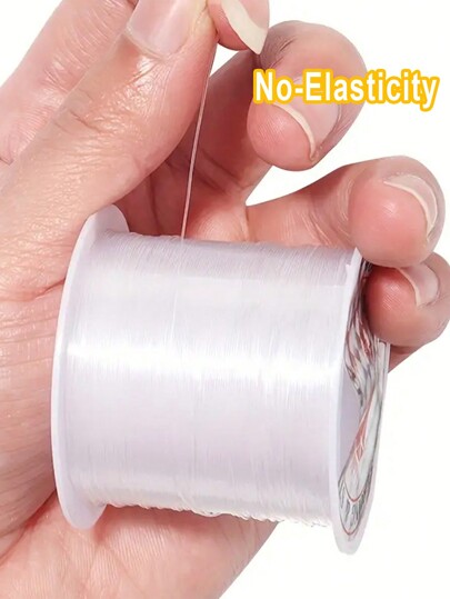 beadia 1/6/10/30Roll Clear Invisible Monofilament Nylon Wire - Strong, Durable, And Versatile String For Hanging Decorations, Balloon Garland, Jewelry Making, Beading, And Crafts - 0.2/0.35/0.4//0.5/0.6/0.7/0.8mm Diameter, Perfect For DIY Projects And Artistic Creations