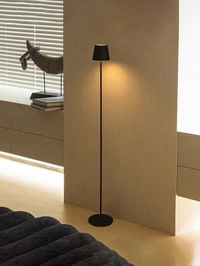 1pc 1200mAh Rechargeable Vloer Lamp, Adjustable Brightness Desktop Reading Light, St Atmospheric Touch Switch, Bedroom, Living Room, ative Bedside Night Verlichting