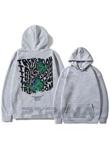 Boom Sweatshirt 100% Unisex Cotton Cold Weather Blouse - Fast Shipping - Xám - Xem 2