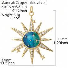 1 set comprendente 1 collana con ciondolo a forma di cuore con occhi blu malefici e 1 choker con stella d'oro, catena in acciaio inossidabile, regali di San Valentino