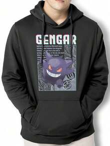 Pokedex Gen Gar Jacket Sweatshirt Kangaroo IPJ1 - màu đen - Xem 1