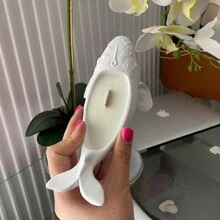 1 件鲸鱼硅胶模具，适用于 DIY 多肉植物花盆、树脂工艺品、烛台和储物盒 - 树脂模具硅胶动物硅胶模具，手工石膏模具 - 白色 - 查看 7