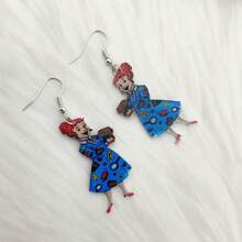 Vintage-Inspired Teacher's Day Acrylic Drop & Dangle Earrings ,Perfect Gift For Students And Teachers, Suitable For Daily Wear And Campus Events - All Seasons Compatible
