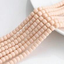 1 件约 65 件 6x8 毫米多色釉面陶瓷仿玉圆柱珠，哑光饰面，DIY 珠宝配件 - 6X8MM桶珠 - 查看 22