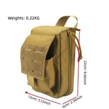 Bolsa de primeros auxilios de nailon 1000D, organizador de suministros médicos, bolsa táctica de estilo desmontable y multifunción (artículos de primeros auxilios no incluidos) - Multicolor - Ver 6