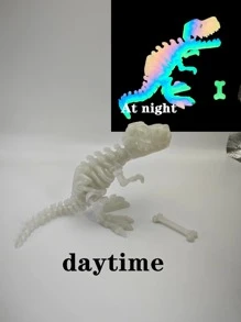 Réplica del esqueleto de Tiranosaurio Rex impreso en 3D - Decoración de dinosaurio impresa en 3D, ideal para escritorio y exhibición de oficina, regalo perfecto para adolescentes y adultos