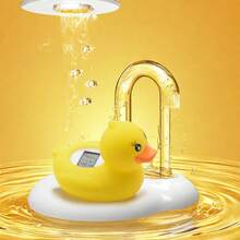 1pc Cartoon Yellow Duck Shower Thermometer, Water Temperature Gauge For Safety Bathing - Multicolor - View 1