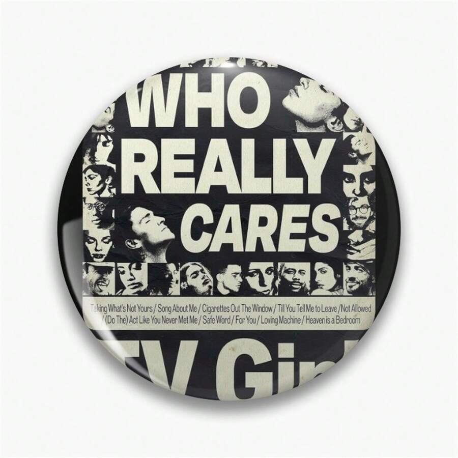 44mm 1.7inch Pins Broach DIY Buttons Snap-In Craft - Black - View 1