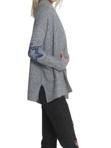 Bella Cozy Cardigan - 灰色 - 查看 3