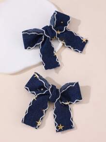 2 件女孩蝴蝶结发夹