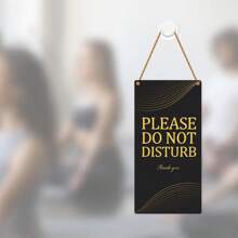 1 Peça Placa de Porta "Não Perturbe", "Disponível, Por Favor Bata" em Acrílico, Placa de Pendurar Dupla Face, 7,8 x 3,9 Polegadas, Placa de Porta de Escritório para Terapeutas, Clínica, Decoração de Casa, Decoração de Quarto, Decoração de Parede, Presentes de Aniversário e Formatura