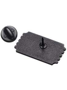 QIHOO 1pc Book Club Enamel Pin Customization Read All Night Book Club Brooch Collar Badge Retro Stamp Friends Fun Jewelry Gift - Multicolor - View 4