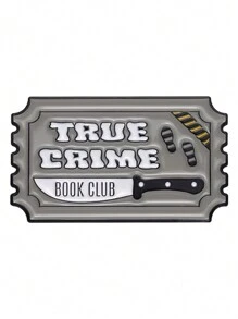 QIHOO 1pc Book Club Enamel Pin Customization Read All Night Book Club Brooch Collar Badge Retro Stamp Friends Fun Jewelry Gift - Multicolor - View 10