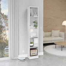 Vinton XS Bookcase Compact Bookshelf With Multiple Shelves, White - Biến thể 1 - Xem 2