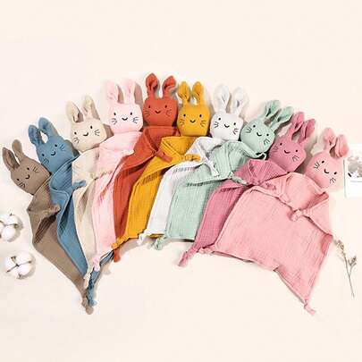 1 szt. Miękka, oddychająca i chłonna kwadratowa ściereczka do odbijania dla królika