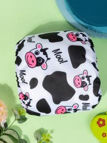 1件卡通印花可水洗可重复使用男狗尿布腹带 - 彩色 - 查看 15