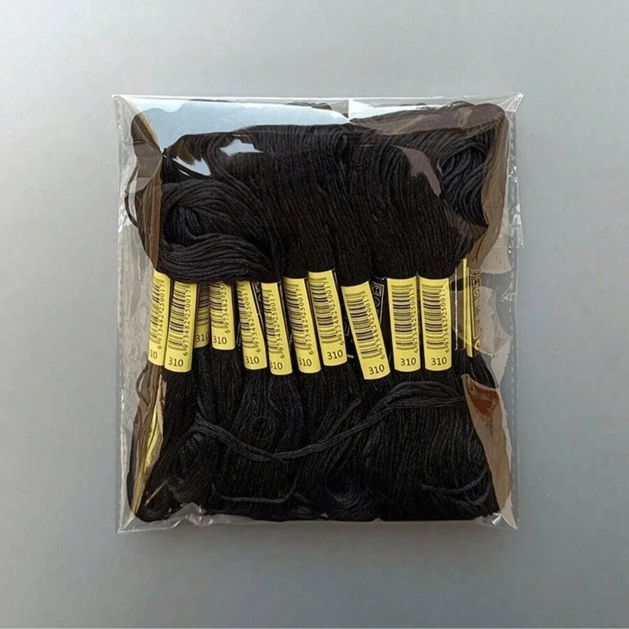 24pcs Cross Stitch Thread, Handcraft Embroidery Thread, Shoe Mat Stitching Thread, Clothing DIY Threads - Multicolor - View 1