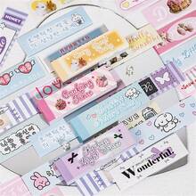 YUXIAN 50张/本迷你贴纸书，甜心糖果系列，韩国Ins风小动物和甜点风格贴纸，剪贴簿用品，装饰笔记本相框手机壳水杯垃圾杂志文具盒拼贴装饰 - 彩色 - 查看 12