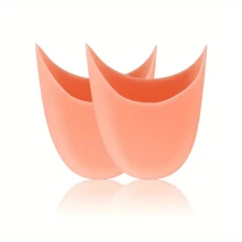1/2 Pairs Of Ballet Toe Cover Silicone Soft Anti-Wear Toe Cover High Heels Forefoot Anti-Pain Foot Pad, Ballet Toe Cover, Silicone Soft Anti-Wear Toe Protector, High-Heeled Shoes Anti-Pain Foot Pad, - Multicolor - View 8