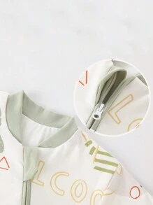 1.0TOG 春夏秋季儿童双层舒适睡袋，可拆卸袖子，舒适可穿戴睡袋，最佳奢华礼物