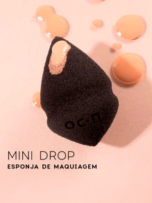 Océane Edition Mini Drop Makeup Sponge (Ideal For Foundation, Concealer And Compact Powder) - màu đen - Xem 4