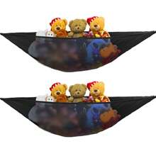 شبكة تخزين كبيرة لألعاب حضانة الأطفال، شبكة تخزين علقة للحيوانات الناعمة في زاوية غرفة الطفل، مناسبة لغرفة النوم والعيد المجيد