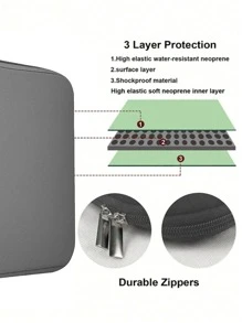 1pc 13 inch 14 inch 15 inch Túi đựng máy tính bảng đa năng Túi lót đa kích thước Màu xám trơn Siêu mỏng vuông đơn giản Màu xám Học sinh Nhân viên văn phòng Nam và nữ Túi đựng máy tính xách tay cho lớp học Túi đựng máy tính xách tay Túi đựng máy tính xách tay du lịch Túi đựng máy tính xách tay đi học Túi đựng máy tính bảng cho giáo viên nữ Cặp ký túc xá đại học - Màu xám đen - Xem 8