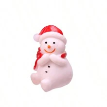 1pc Người tuyết Giáng sinh thu nhỏ Cảnh tuyết Trang trí, Trang trí phòng Ông già Noel bằng nhựa, Giáng sinh - Nhiều màu - Xem 9