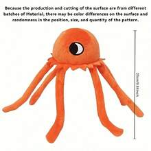 1pc Plush Doll Octopus Monster Cartoon Game Plush Toy Birthday Gift Christmas Gift - Home Decor - Room Decoration - Multiple Options - Multicolor - View 14