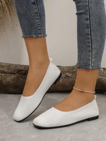 2024 Spring/Fall Fabric Casual Slip-On Flat Loafer Shoes For Women