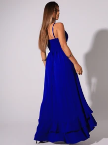 Olivia Ruffle Dress - azul real - Ver 4