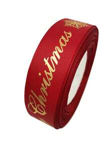 25 iarde/50 iarde Nastro natalizio dorato metallico, per confezione regalo, decorazione albero di Natale, decorazione per la casa, decorazioni natalizie, decorazioni per la stanza, decorazioni natalizie invernali, regali di Natale, decorazioni natalizie per la casa