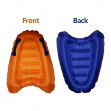 Mini Inflatable Foldable Floating Surfboard Bodyboard With Handle Beach Swimming Pool Raft Water Sports Supplies Pool Float, Beach Essentials, Beach Accessories - Multicolor - View 13