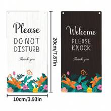 1 Peça Placa de Porta "Não Perturbe", "Disponível, Por Favor Bata" em Acrílico, Placa de Pendurar Dupla Face, 7,8 x 3,9 Polegadas, Placa de Porta de Escritório para Terapeutas, Clínica, Decoração de Casa, Decoração de Quarto, Decoração de Parede, Presentes de Aniversário e Formatura