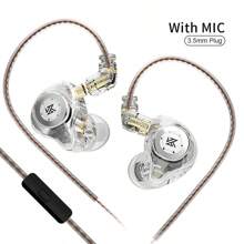 原装 KZ EDX Pro 耳机，重低音入耳式监听耳机，运动降噪 Hi-Fi 耳机，发烧友耳机，带麦克风，新品上市。 - 白色-With Mic - 查看 4