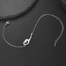 1pc Stainless Steel Ballet Dancer Pose Bracelet For Women - Fashion Series - View 9