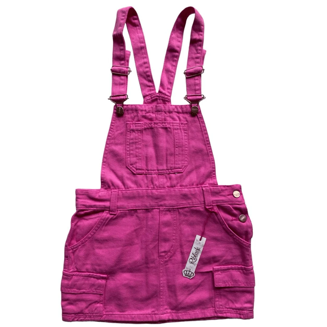 WOMEN'S SALOPET JARDINEER, YOUTH 10 TO 16 - 玫紅色 - 查看 1