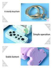 1PC Máy chơi game mini, Phụ kiện xe hơi dễ thương, Móc chìa khóa xe hơi, Phụ kiện móc chìa khóa, Đồ dễ thương, Máy chơi game giết thời gian nhàm chán, Phụ kiện móc chìa khóa Móc chìa khóa nữ, Móc chìa khóa nam, Mặt dây chuyền, Dây điện thoại di động, Móc chìa khóa xe hơi, Móc chìa khóa, Móc chìa khóa túi phù hợp làm quà tặng, Ví, Cặp học sinh, Ba lô và cặp xách, Quà tặng cho bạn trai và bạn gái, Quà tặng cho thành viên gia đình, Quà tặng tiệc Quà tặng sinh nhật, Quà tặng bạn thân Halloween - Hồng - Xem 5