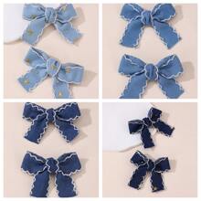 2 件女孩蝴蝶结发夹