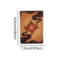 Halloween Decoration Rose Reading Tarot Cards, Mystical Fairy Tarot Cards, Animal Spirit Oracle Cards - Christmas & Halloween Gifts, Divination Toys