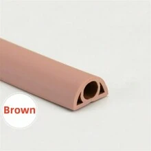 3mX2cm Floor Cable Cover PVC Cord Protector Self-Adhesive Power Cable Protector Extension Electric Wire Duct Slot Cable Manage