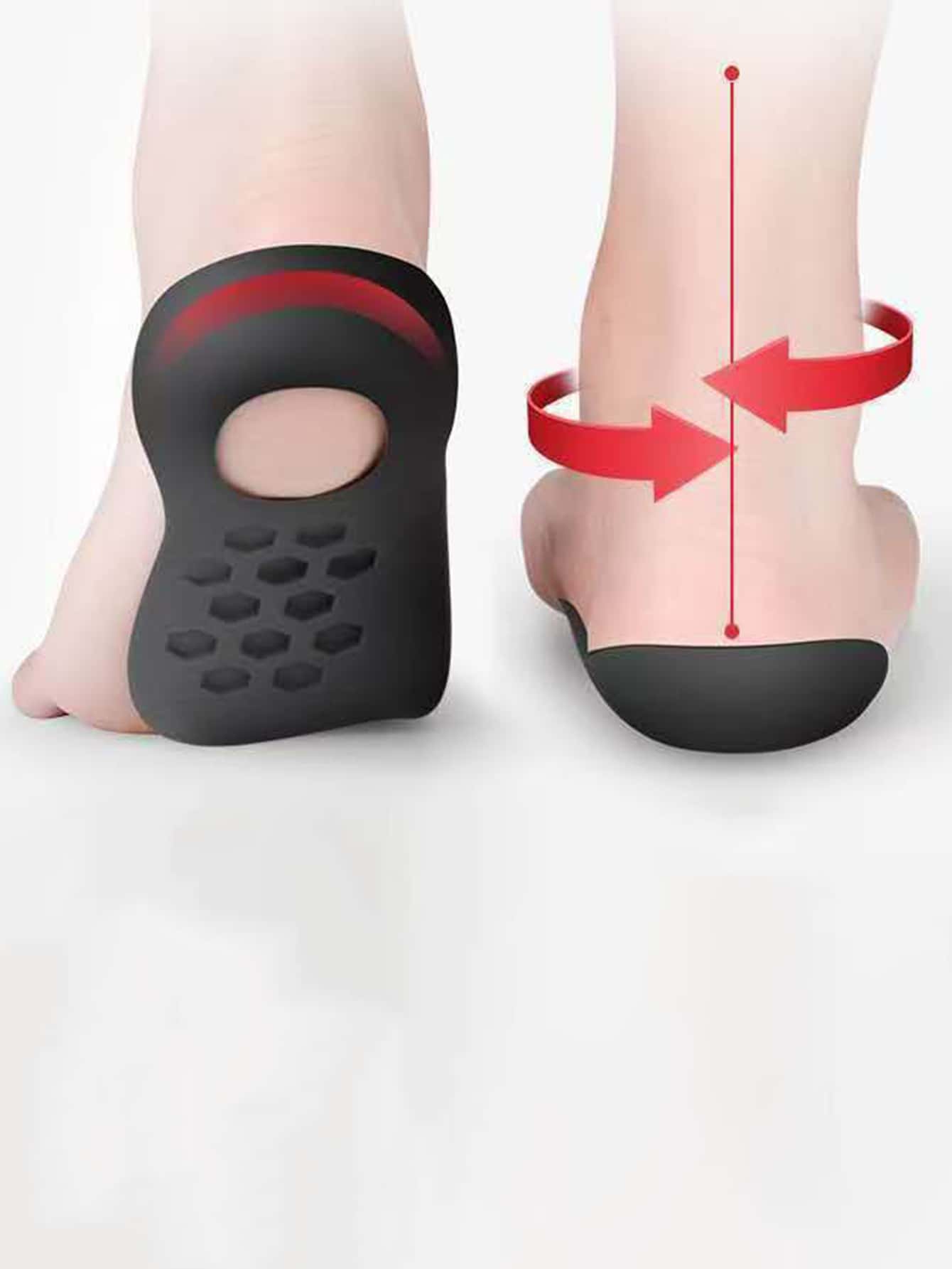 1 双软足弓支撑缓冲增高鞋垫，采用 3D 减震结构，透气耐用 - 彩色 - 查看 1