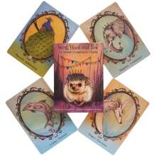 Halloween Decoration Rose Reading Tarot Cards, Mystical Fairy Tarot Cards, Animal Spirit Oracle Cards - Christmas & Halloween Gifts, Divination Toys