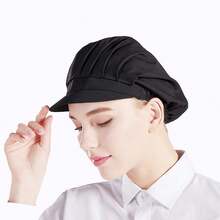 1 件装厨师帽 - 厨房烘焙厨师烹饪网成人食品服务帽万圣节 - 彩色 - 查看 2