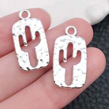10/20 Pieces Western Cowboy Charms For Jewelry Making Alloy Antique Silver Cowboy Boot Hat Horse Cactus Charms Horse Western Pendant Cowboy Charms For Bracelet Necklace - One Size Fits All - View 11